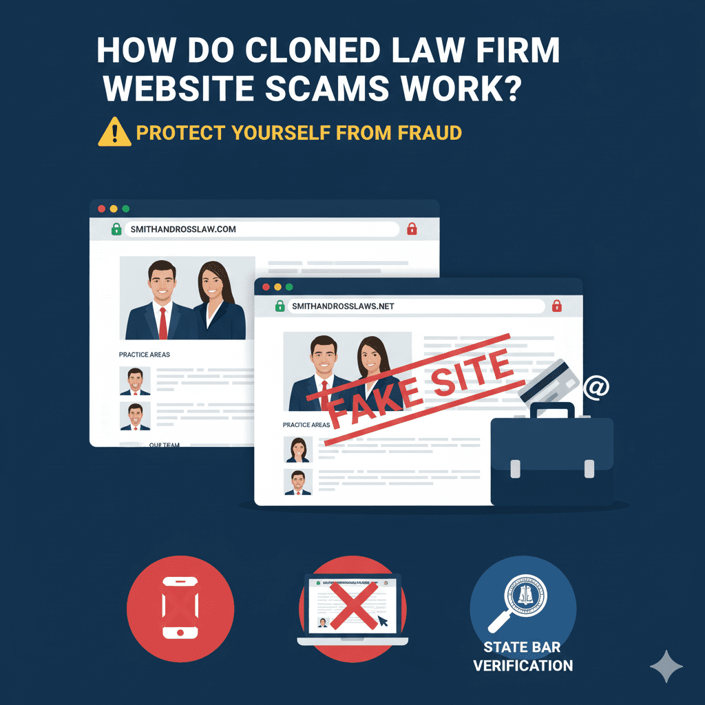 How do Law Firm Clone Scams Work?