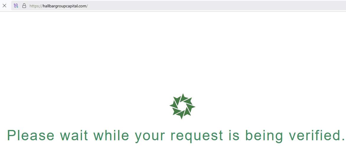 Impersonation of Hallbar Group Capital Pty Limited