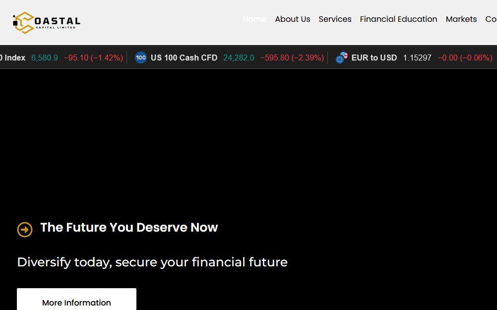 Impersonation of Coastal Capital Limited