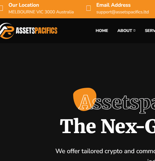 Impersonation of Asset Pacific Pty Ltd (assetspacifics.ltd)