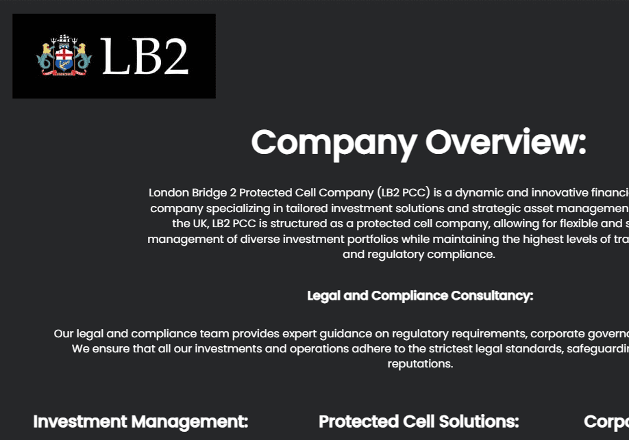 London Bridge 2 PCC Ltd (clone of an FCA authorised firm)