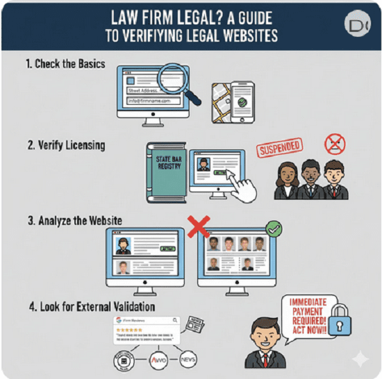 Law Firm Legal? A Guide to Verifying Legal websites