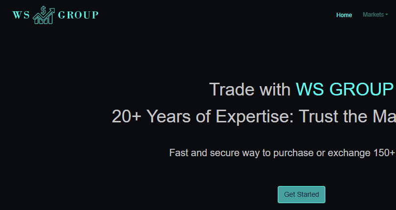 ws-group.biz ws-group.info ws-group.co Website Clones of FCA authorised firm WEALTH SOLUTIONS LIMITED