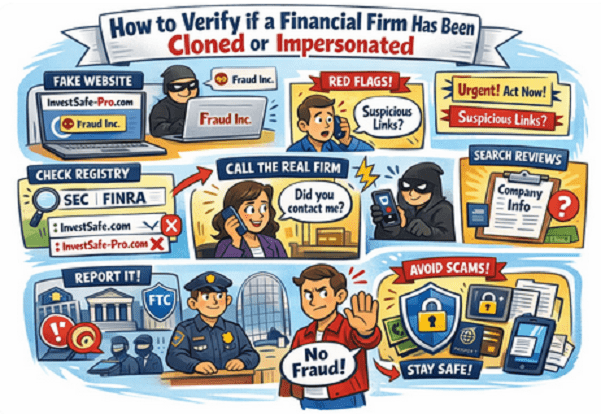 Verify if a Financial Firm Has Been Cloned or Impersonate